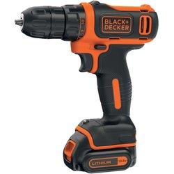 Taladro atornillador 10,8v litio con cargador black+decker bdcdd12