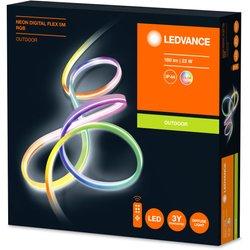 Ledvance luminaria led de pared e techo, lámpara de exterior, neon digital flex / 23 w, 220…240 v, ángulo de radiación: 160°, rgb, material: silicone,