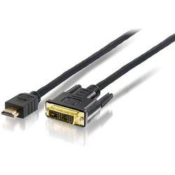 Adaptador EQUIP 119329 HDMI DVI-D Negro 10 m