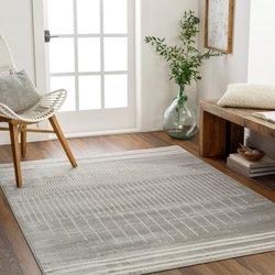 Surya alfombra escandinava moderna gris/beige 160x215