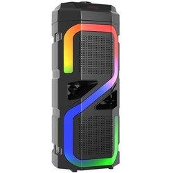 Altavoz portátil tracer natrix 16w tws bluetooth led negro traglo47193