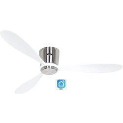 Eco plano wood 132, ventilador wifi sin luz, casafan