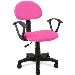 Furniture style fs6223rs leyre silla de estudio textil color rosa