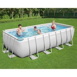 Bestway power steel set de piscina rectangular 488x244x122 cm