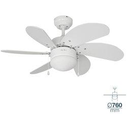 Edm Ventilador De Techo Aral 50w 76 Cm