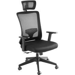 Silla de oficina Phoibe ergonómica con reposacabezas ajustable TECTAKE