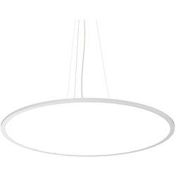 Ideal lux fly plafón led integrado colgante 90cm blanco, 3000k, ip40