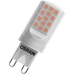 Osram lámpara led star pin, g9 base, óptica mate ,blanco cálido (2700k), 430 lumen, sustituto de 37w-iluminante 1-paquete