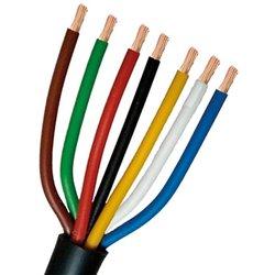 Cable “irrigación”, 7 conductores de colores, 75 m