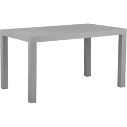 Mesa de jardín gris claro 140 x 80 cm BELIANI Fossano