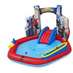 Piscina infantil Bestway Spiderman 211 x 206 x 127 cm Parque de juegos