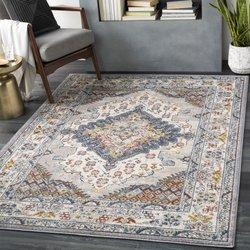 Surya alfombra vintage oriental multicolor/topo 80x150