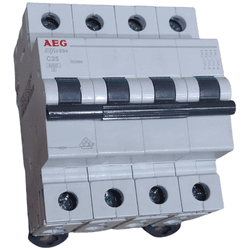 E94c25 interruttore automatico magnetotermico e90 4p c 25a 6k