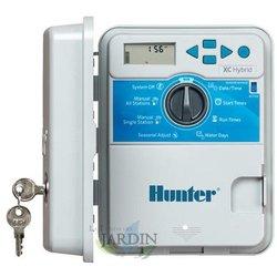 Programador de riego hunter xc hydrid 12 zonas exterior