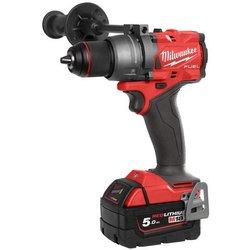 Milwaukee m18 fdd3-502x accu schroefboormachine 18v 5.0ah li-ion in hd-box - 4933479863 (4933479863)