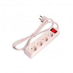 Extensión Eléctrica EDM Blanco (4 Enchufes - 1.5 m)