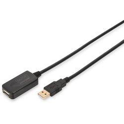 Digitus USB 2.0 5m cable USB USB A Negro