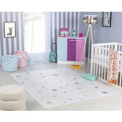 Surya Alfombra para niños lavable multicolor/beige 160x213