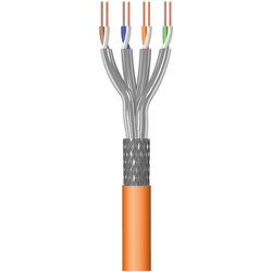 Cable de Red Rígido UTP Categoría 6 EWENT Naranja 100 m