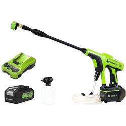 Hidrolimpiadora 24v greenworks g24pwk4 - cargador + pack batería 4ah - 5105307ub