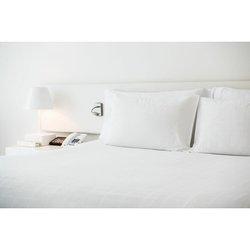 Sábana encimera hosteline iris premium blanco cama de 180