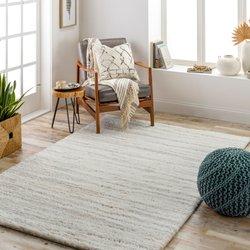 Surya alfombra shaggy moderna blanco/gris 200x275