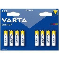 Pack De 8 Pilas Alcalinas Energy Aaa Lr03 1.5V VARTA