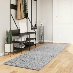 Shaggy PAMPLONA Alfombra larga Shaggy Modern Grey 80x250 cm