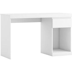 Mesa de escritorio leni 1 cajón color blanco, 120 x 50 x 75,5 cm