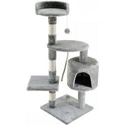 Árbol Rascador Para Gatos Mobiclinic Mediano Rascagatos 3 Altura Gris Claro