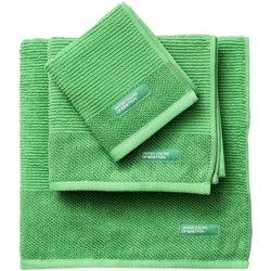 Set 3 toallas de baño 30x50cm, 50x90cm, 70x140cm de algodón 450gsm verde