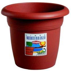 Jarrón mediterráneo cm 65 82650 marrón stefanplast