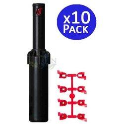 10 x aspersor de riego hunter pgj04 1/2, alcance 4,3 a 11,6 m