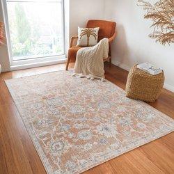 Surya Alfombra vintage lavable terracota 120x170