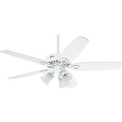 Ventilador de techo hunter builder plus blanco - 132 cm - 50560