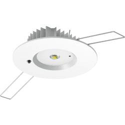 Osram luxpoint® luminaria emergencia led empotrable 200lm cri80 6500k 1 hr. simétrico auto-test werner