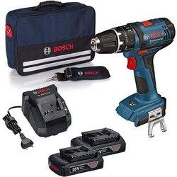 Taladro percutor bosch gsb 18-2-li (2 x 1,5 ah + al1820cv + bolsa)