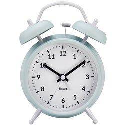 Reloj Despertador Retro Menta y Blanco