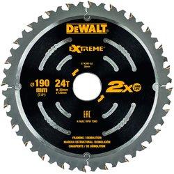 DEWALT DT4395-QZ - Hoja para sierra circular de demolición 190mm 24T EXTREME