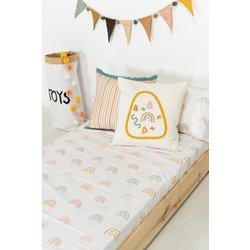 Juego sábanas infantil estampado arcobaleno - cama90