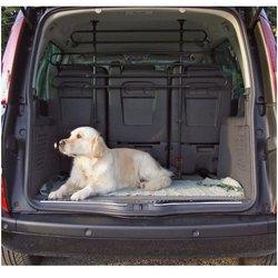 Kerbl panel de seguridad de coche para mascotas negro 75-110 cm