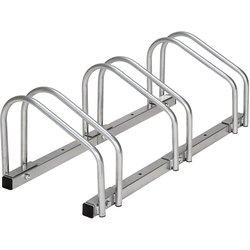 Tectake soporte de bicicletas de acero inoxidable