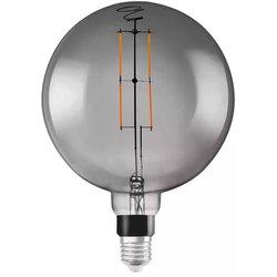 Ledvance Smart+ WiFi Bombilla LED Vintage Globo Smoke (E27, Blanco cálido, 500 lm, 6 W)