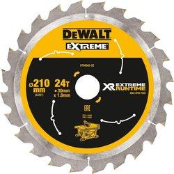 DEWALT DT99565-QZ - Hojas para Sierra Circular Estacionaria XR EXTREME RUNTIME 210mm x 30mm 24D