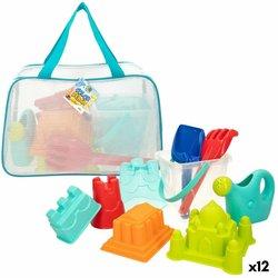 Set de juguetes de playa colorbaby polipropileno (12 unidades)