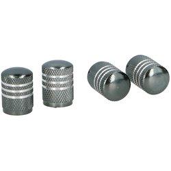 Set de 5 tapones para rueda coche gris