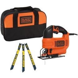 Sierra de calar pendular con cable - 520w - black+decker - con 3 hojas - bolsa de almacenamiento - ks701pe3s-qs