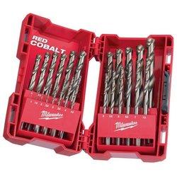 Estuche plástico de 25 brocas red helix hss-g co, 1/1.5/2 / 2.5/3 / 3.5/4 / 4.5/5 / 5.5/6 / 6.5/7 / 7.5/8 / 8.5/9 / 9.5/10 / 10.5/11 / 11.5/12 / 12.5