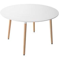 Table ronde 120cm blanche martha