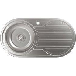 Fregadero 1 seno de acero inox cuadrado cata 90 x 47 cm modelo rd-1 ed